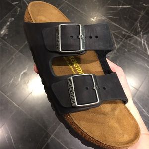 Black Birkenstock Arizona style size 37